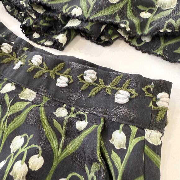 Agua by Agua Bendita Set Urucú Perla off-shoulder Blouse and Shorts Sz M - Picture 7 of 12